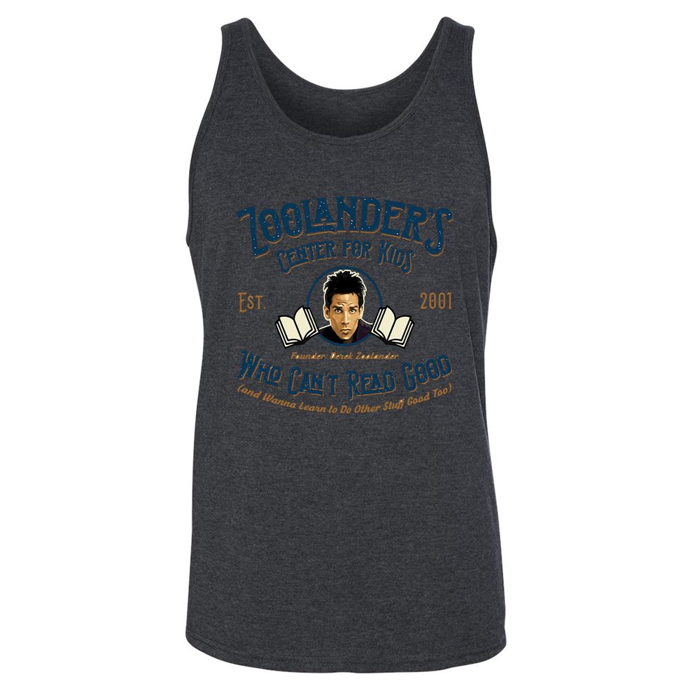 Unisex Jersey Tank - L21ZZRA6 - Dark Grey Heather - 6