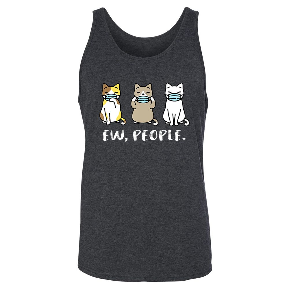 Unisex Jersey Tank - ATDB9BR9 - Dark Grey Heather - 6