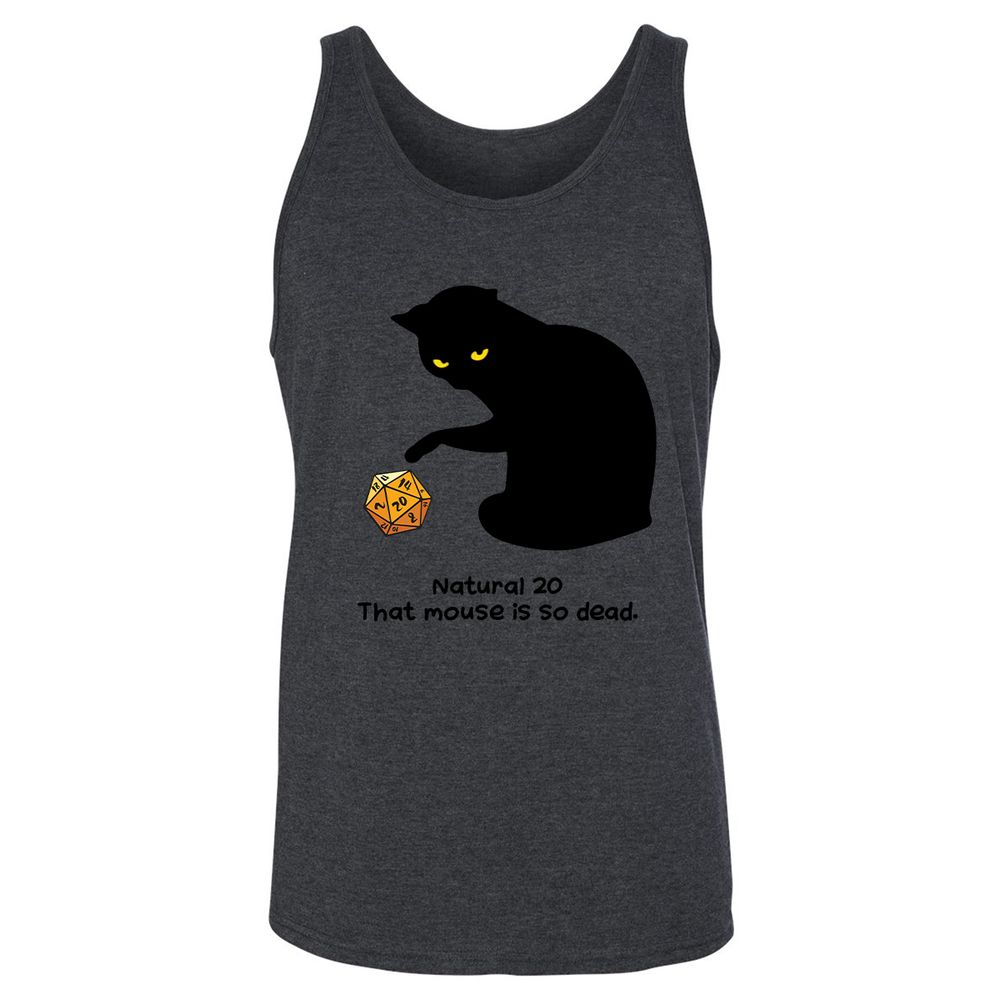 Unisex Jersey Tank - X6SHRACC - Dark Grey Heather - 6