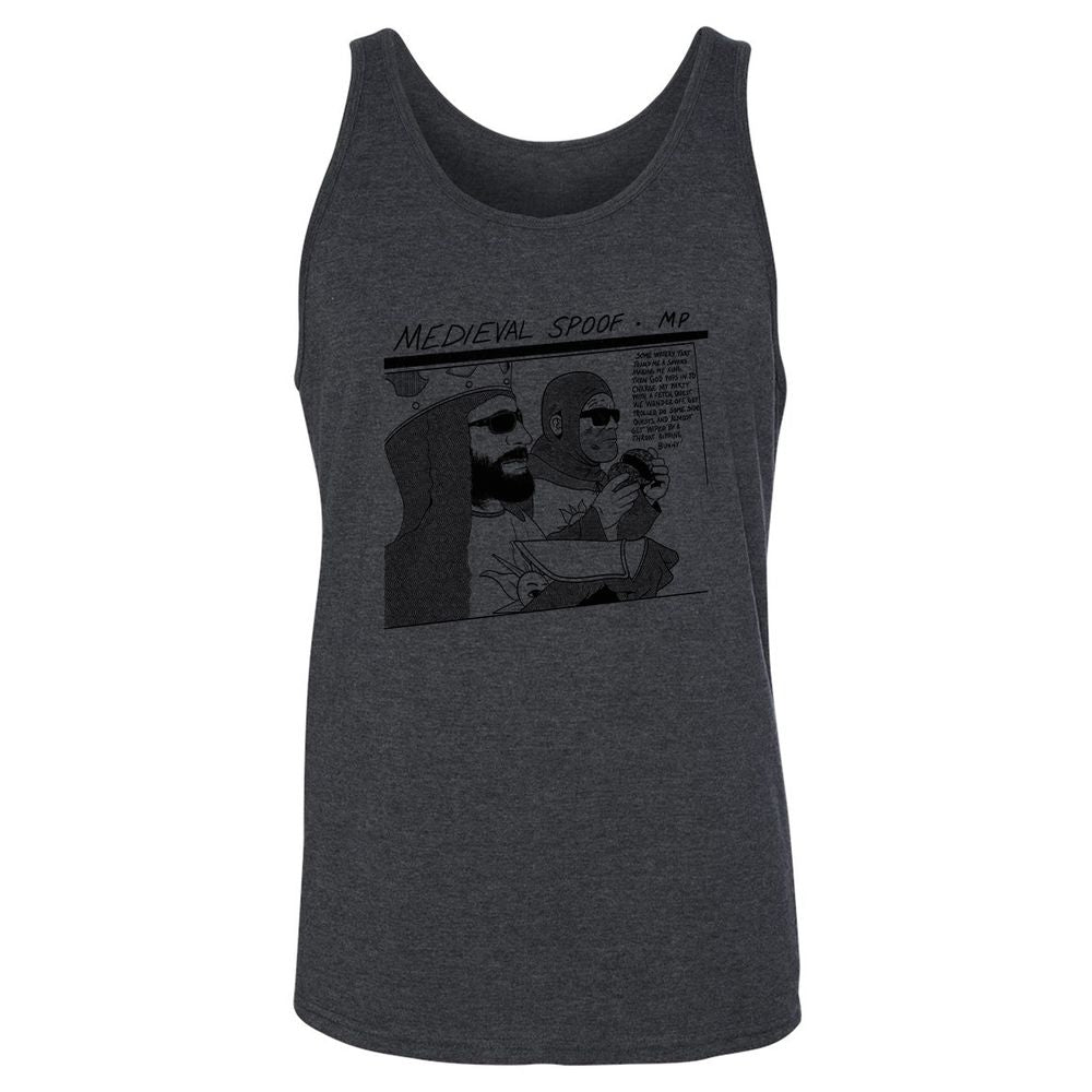 Unisex Jersey Tank - U9BTZDEA - Dark Grey Heather - 6