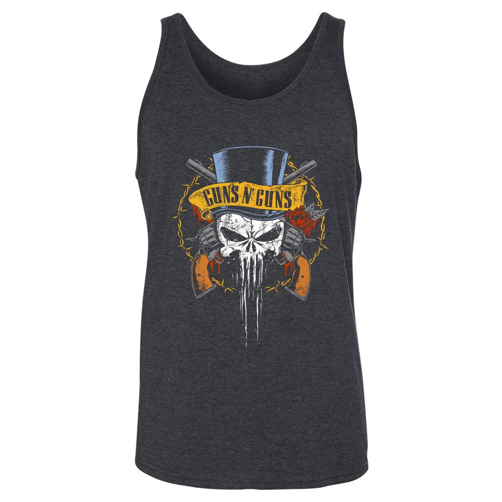 Unisex Jersey Tank - D1LQWJC3 - Dark Grey Heather - 6