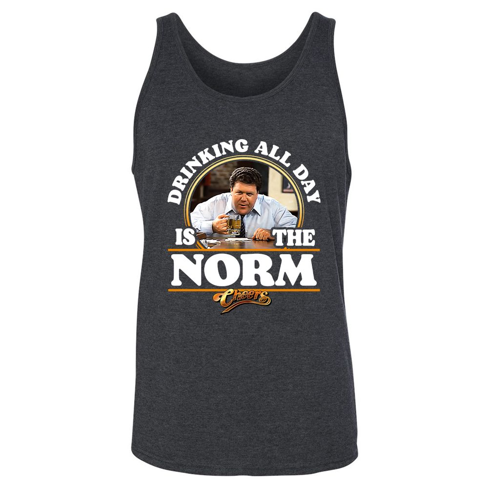 Unisex Jersey Tank - 4CNMP68A - Dark Grey Heather - 6