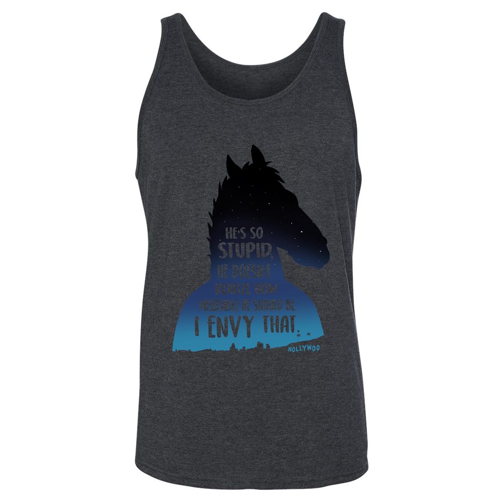 Unisex Jersey Tank - 1MSPRJLF - Dark Grey Heather - 6