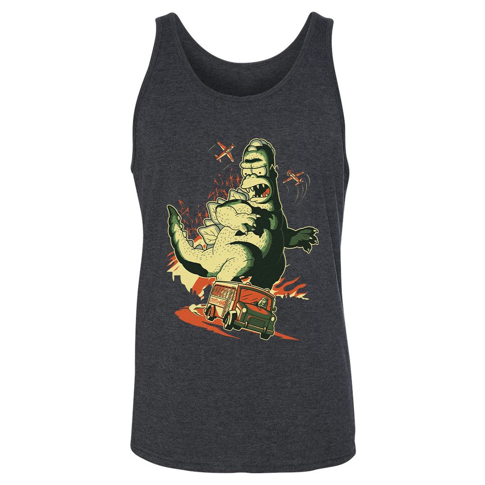 Unisex Jersey Tank - FNATZUX2 - Dark Grey Heather - 6