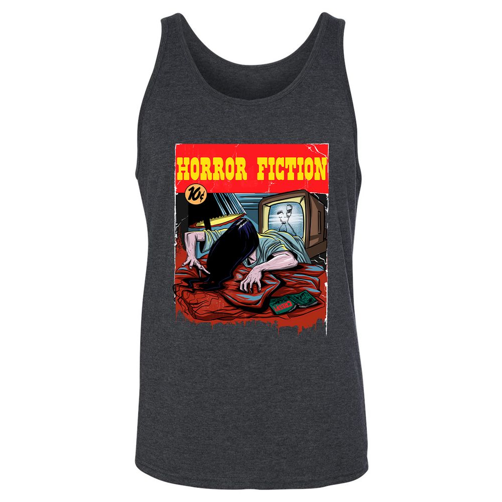 Unisex Jersey Tank - RATWVS9Z - Dark Grey Heather - 6