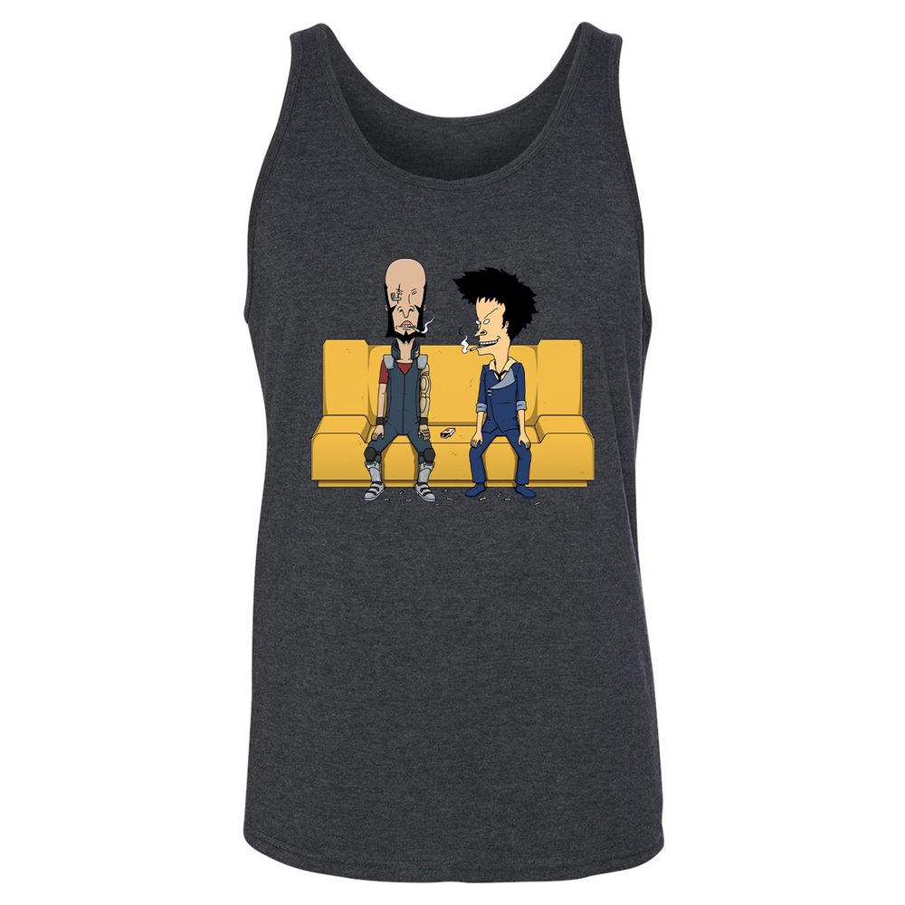 Unisex Jersey Tank - X7SVMLK9 - Dark Grey Heather - 6