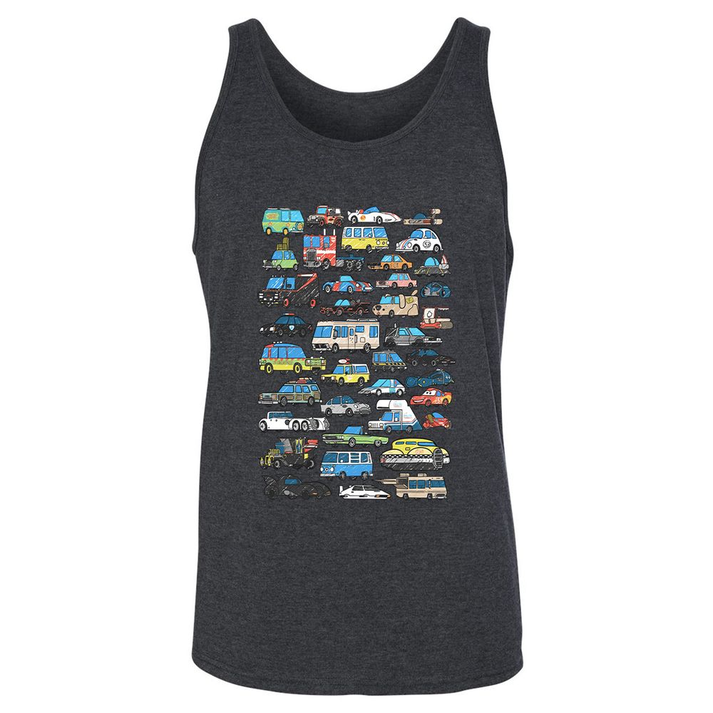 Unisex Jersey Tank - TW2GG8BT - Dark Grey Heather - 6