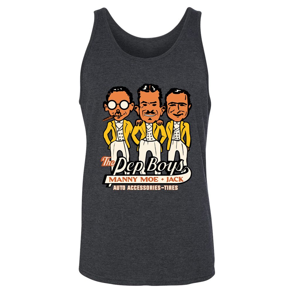 Unisex Jersey Tank - EEGS2D3R - Dark Grey Heather - 6