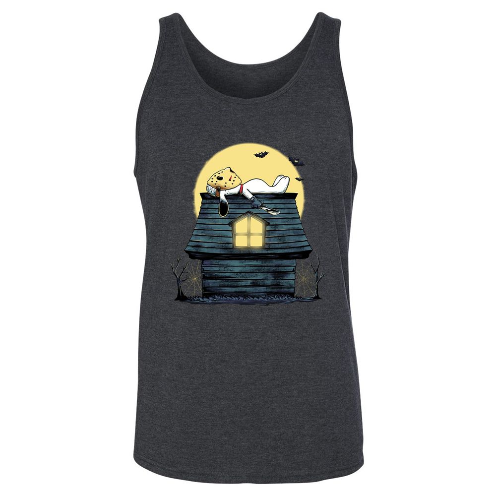 Unisex Jersey Tank - E5V1T672 - Dark Grey Heather - 6