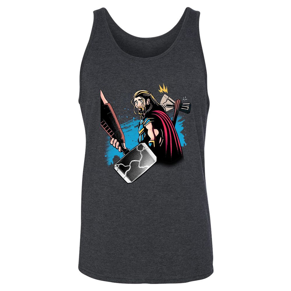 Unisex Jersey Tank - LR11LYAA - Dark Grey Heather - 6