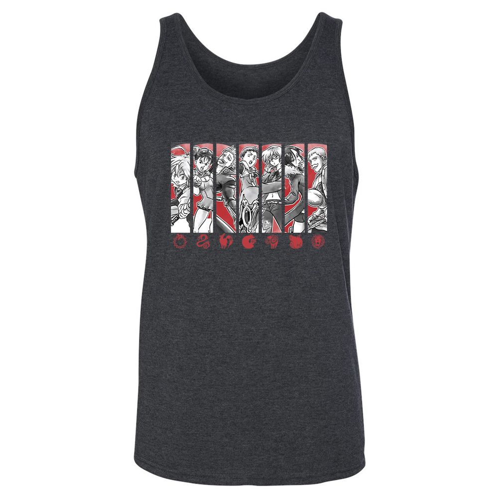Unisex Jersey Tank - B7HT5QTJ - Dark Grey Heather - 6