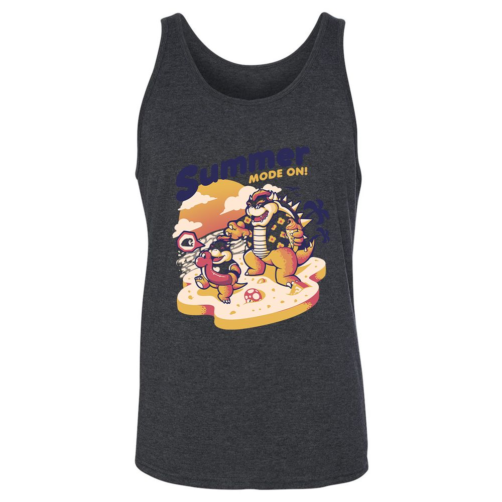 Unisex Jersey Tank - 1Z3ZB1DA - Dark Grey Heather - 6
