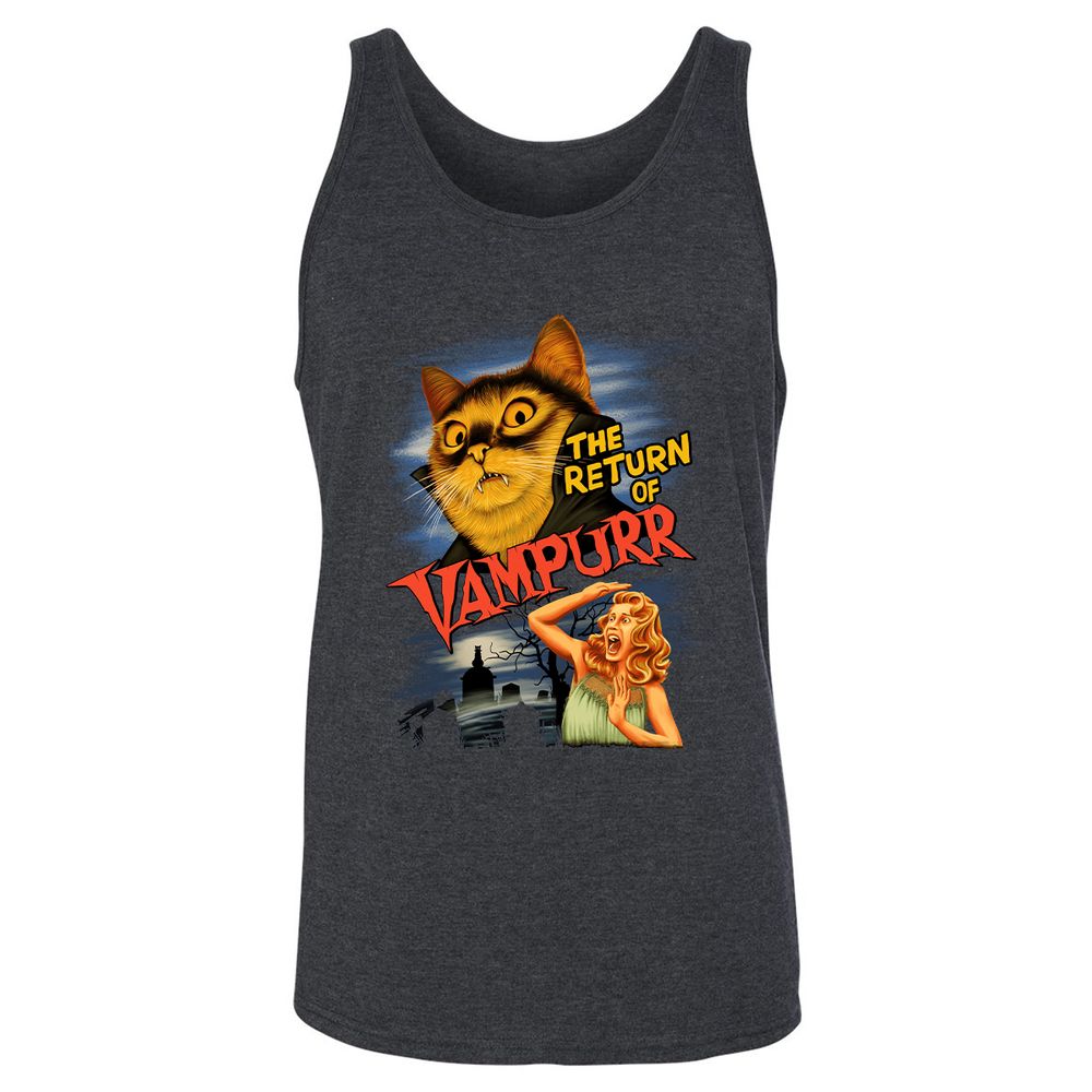 Unisex Jersey Tank - NRQ1BPTN - Dark Grey Heather - 6