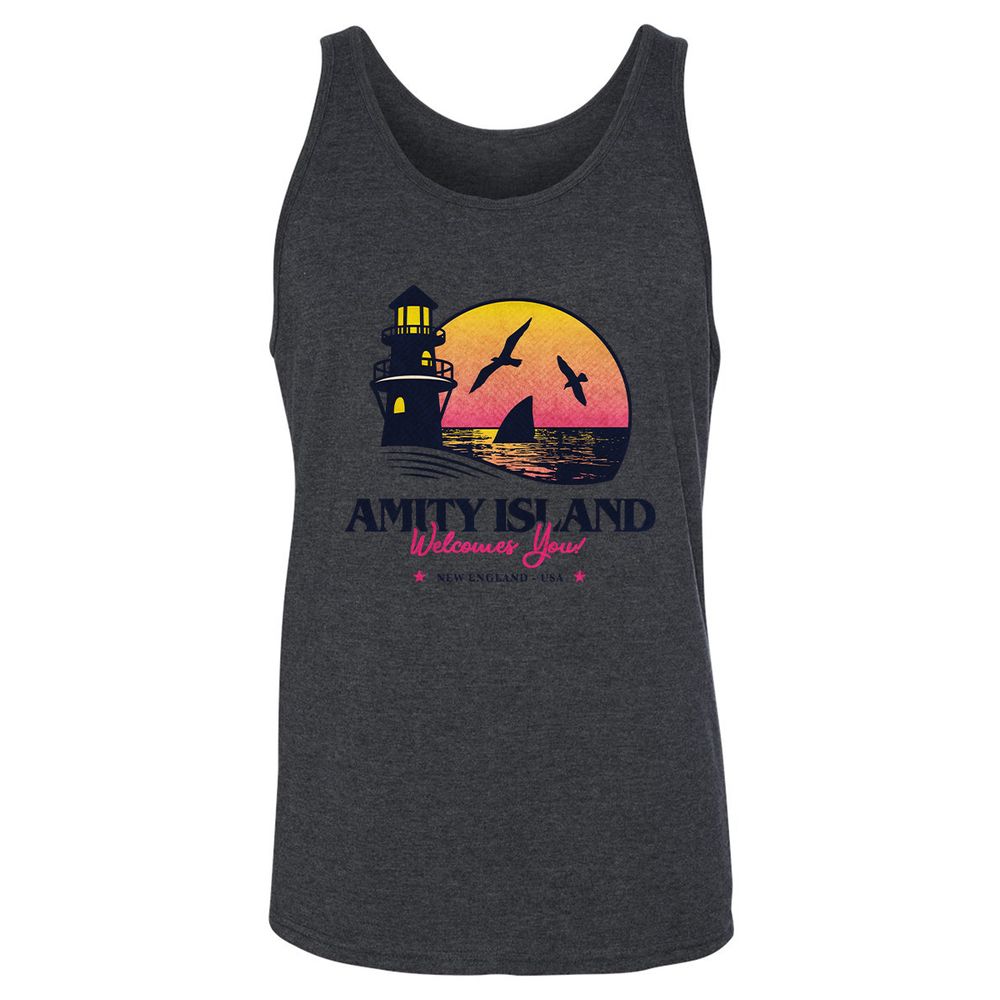 Unisex Jersey Tank - KNF8EM6N - Dark Grey Heather - 6
