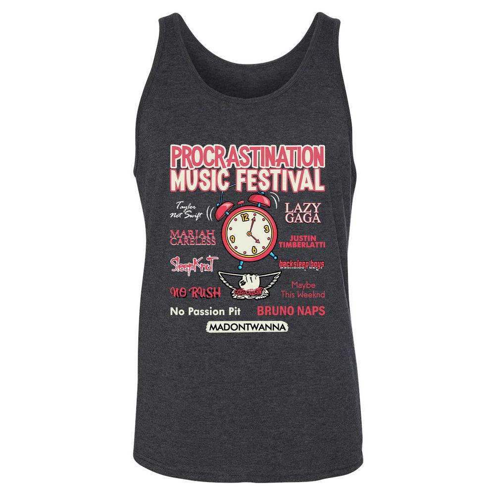 Unisex Jersey Tank - GUVMA4SD - Dark Grey Heather - 6