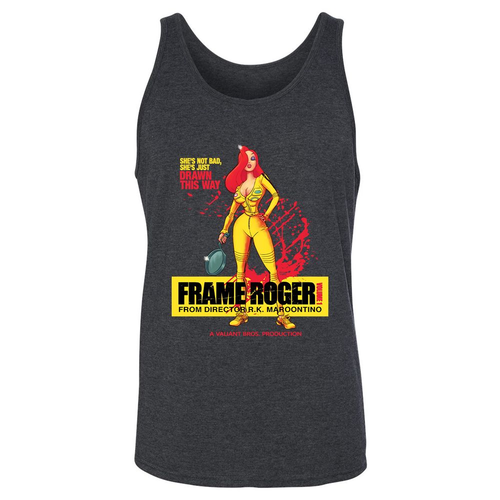 Unisex Jersey Tank - ZK9JY7B8 - Dark Grey Heather - 6