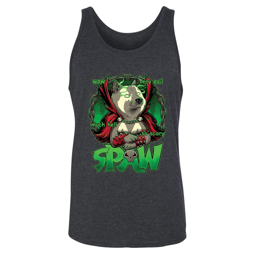 Unisex Jersey Tank - EQLB4R84 - Dark Grey Heather - 6