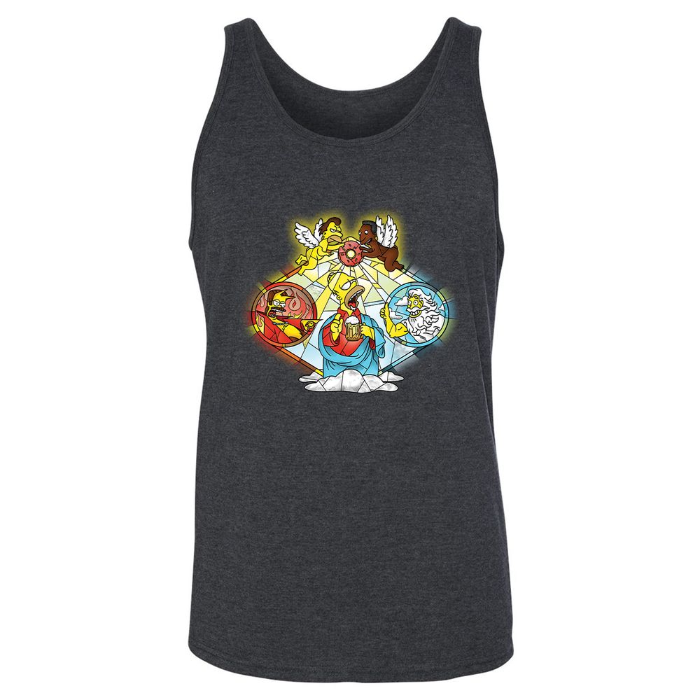 Unisex Jersey Tank - P4MHSDHH - Dark Grey Heather - 6