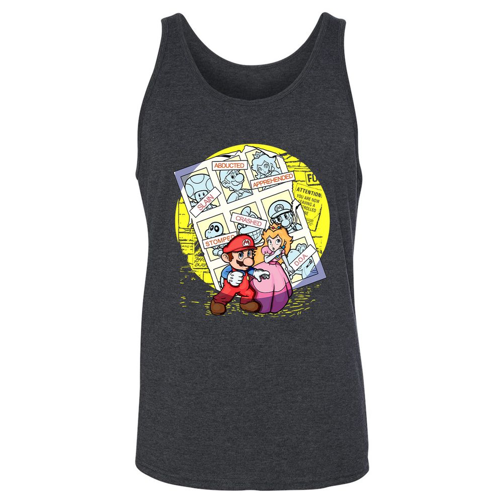 Unisex Jersey Tank - 4GFK8MZU - Dark Grey Heather - 6