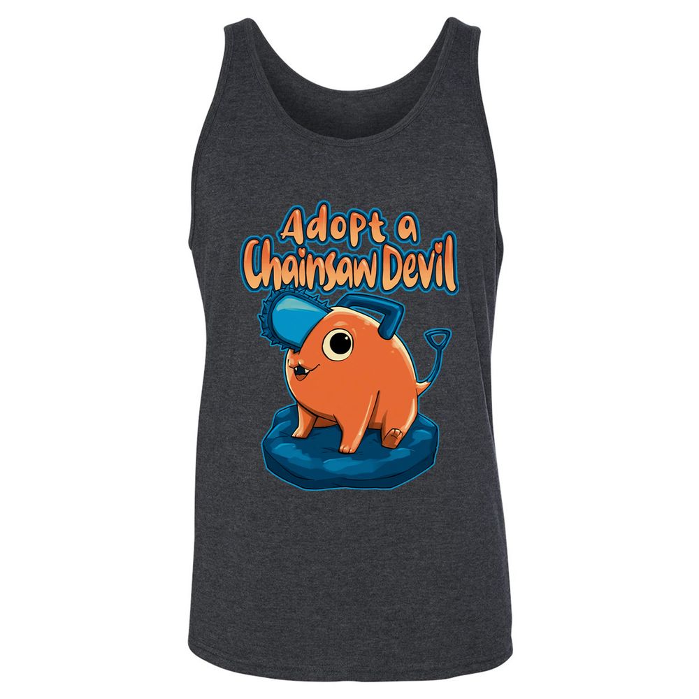 Unisex Jersey Tank - E4D6JFH6 - Dark Grey Heather - 6
