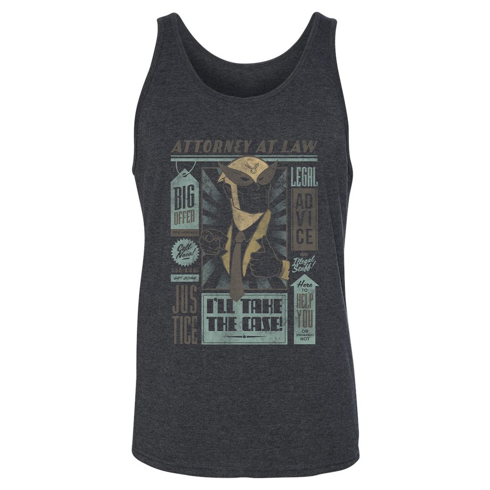 Unisex Jersey Tank - RYZ1QY46 - Dark Grey Heather - 6