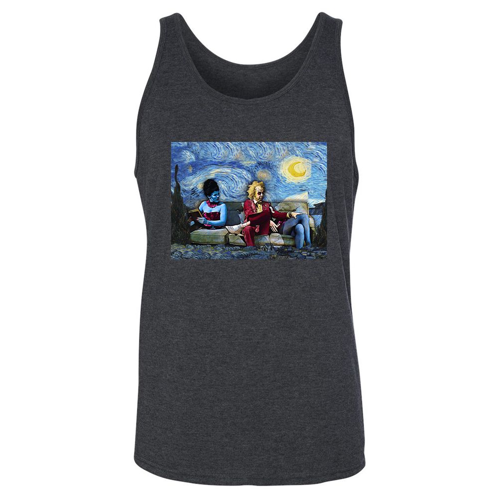 Unisex Jersey Tank - 4TLUEUBX - Dark Grey Heather - 6