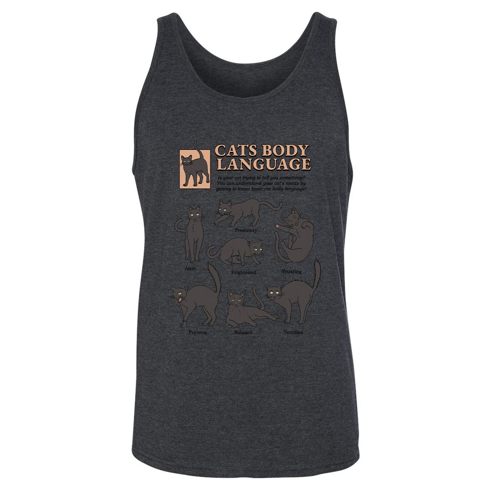 Unisex Jersey Tank - MZ6F74KZ - Dark Grey Heather - 6
