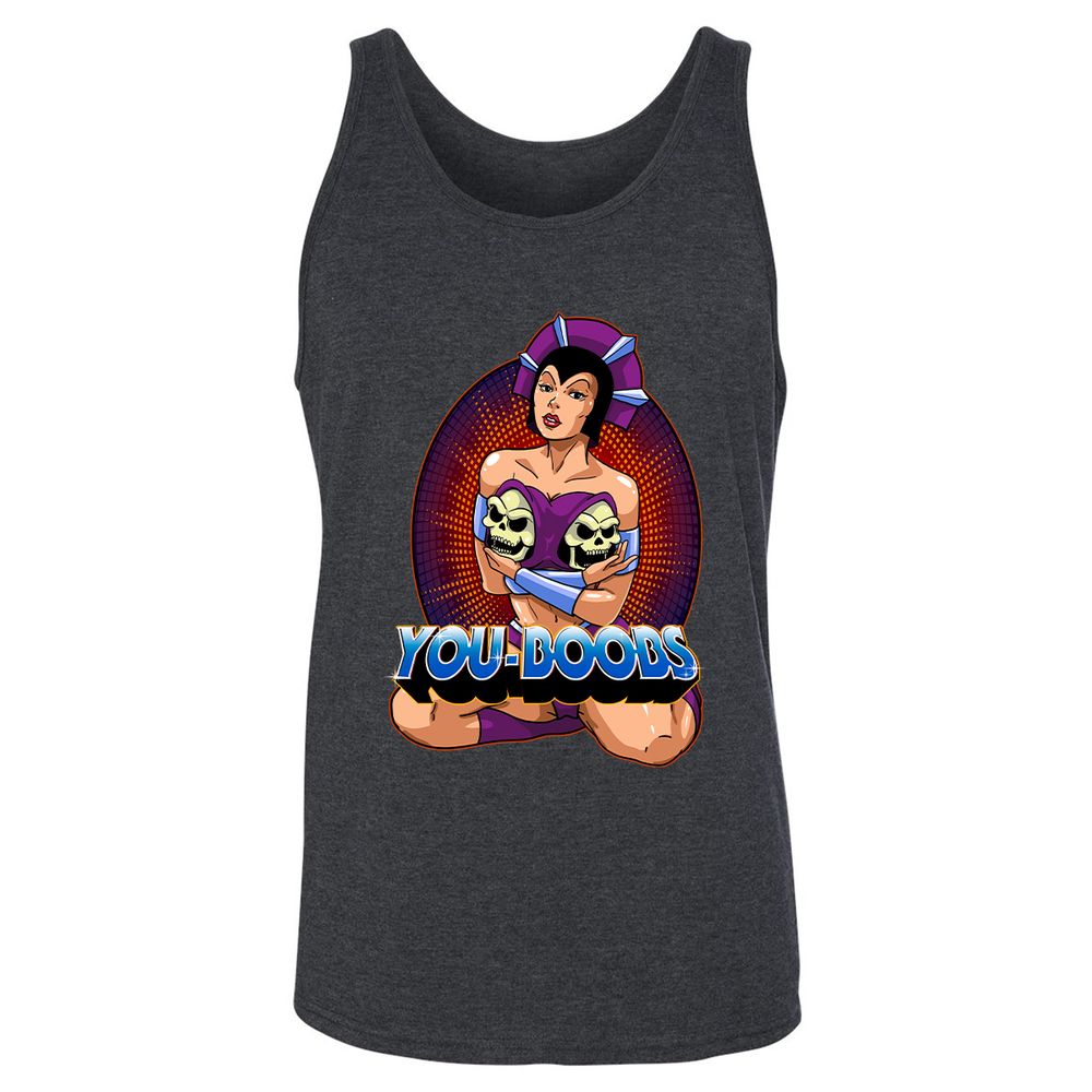 Unisex Jersey Tank - SQB6EZST - Dark Grey Heather - 6