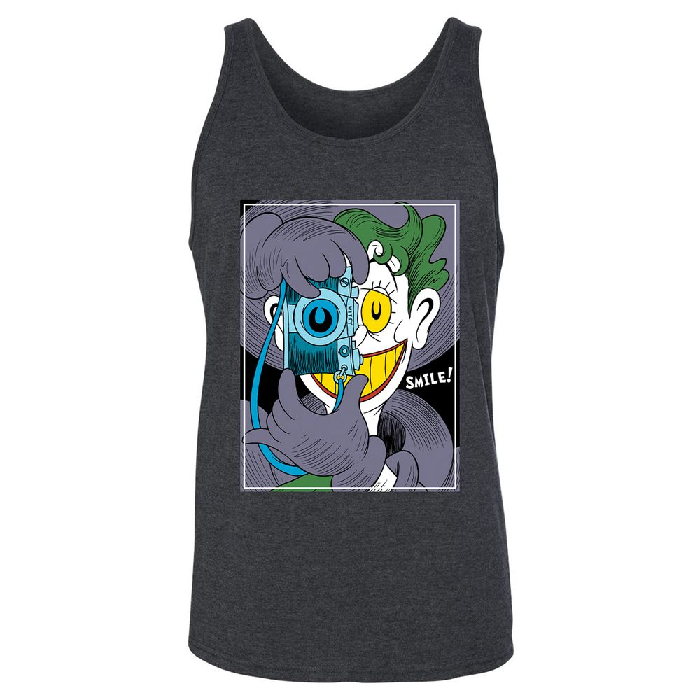 Unisex Jersey Tank - MP8QW7T1 - Dark Grey Heather - 6