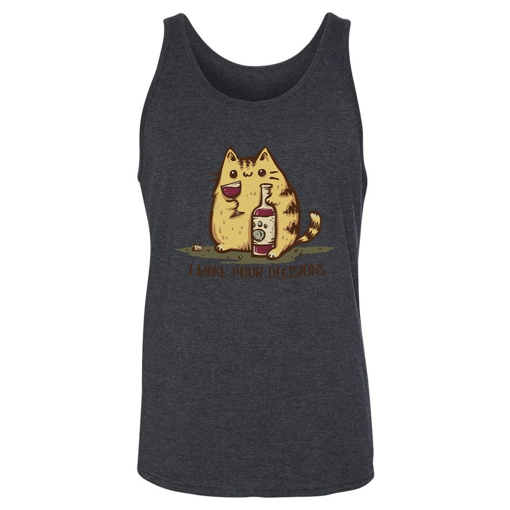 Unisex Jersey Tank - HQC9PR4E - Dark Grey Heather - 6