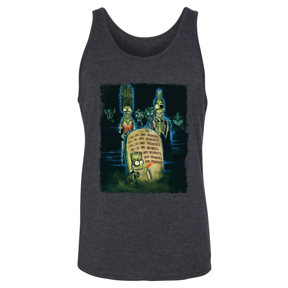 Unisex Jersey Tank - 4VD4MBH1 - Dark Grey Heather - 6