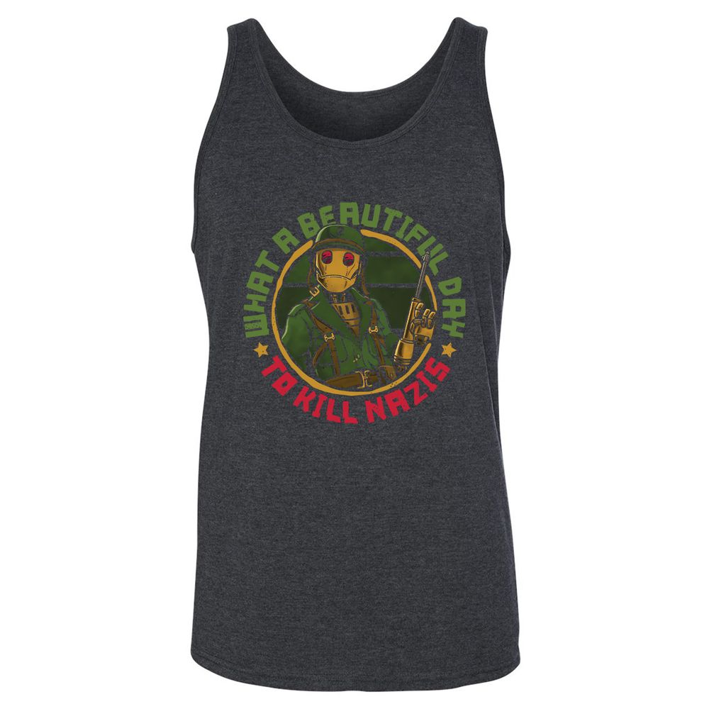 Unisex Jersey Tank - CTDDAY44 - Dark Grey Heather - 6
