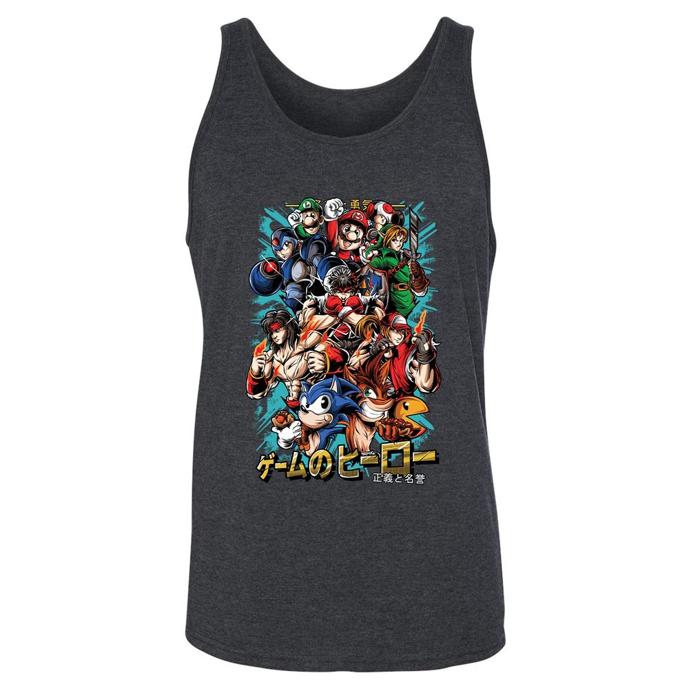 Unisex Jersey Tank - Y8NUW8SC - Dark Grey Heather - 6
