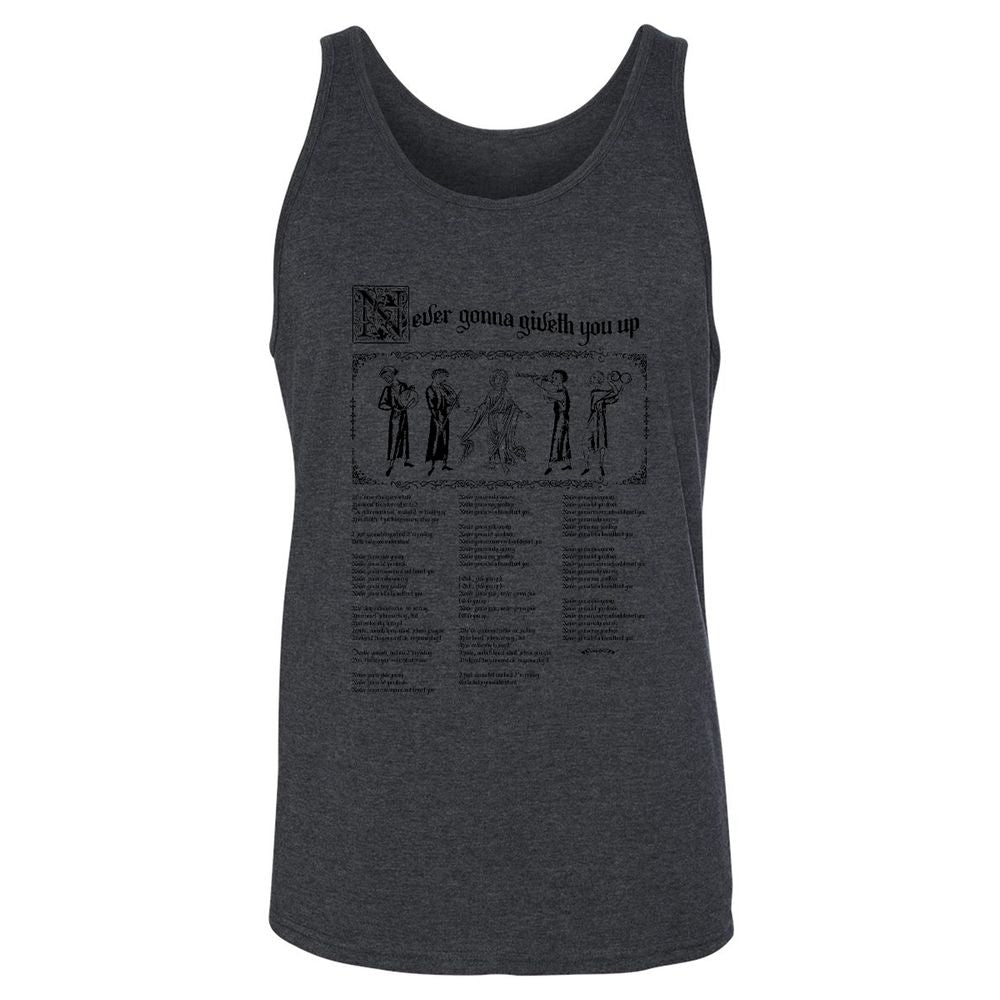 Unisex Jersey Tank - ZPRKQQX5 - Dark Grey Heather - 6