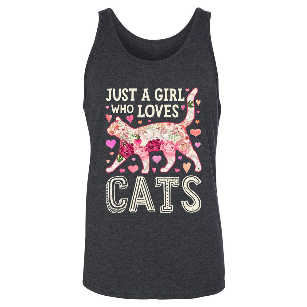 Unisex Jersey Tank - UXBHLBR6 - Dark Grey Heather - 6