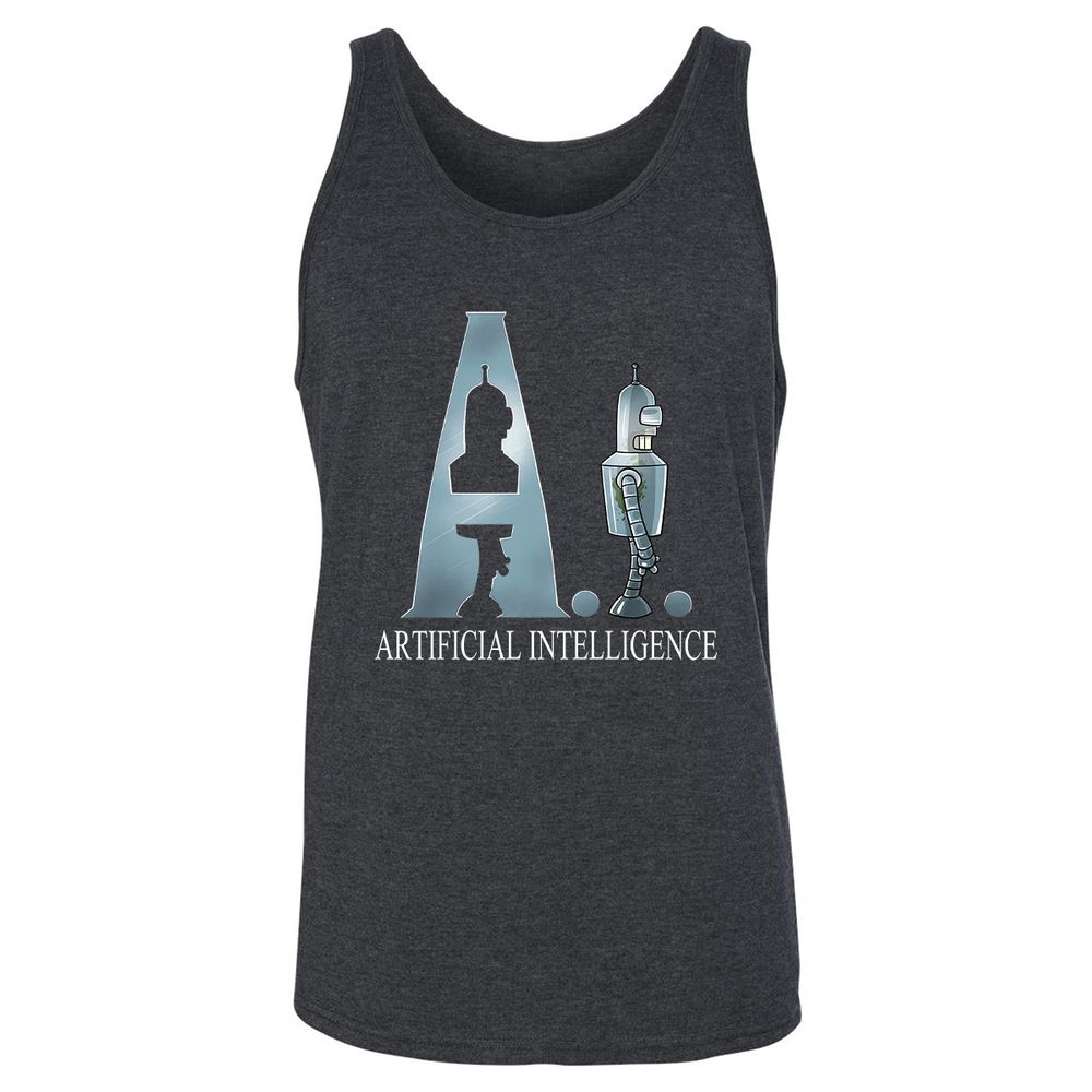 Unisex Jersey Tank - 1C12PMB2 - Dark Grey Heather - 6