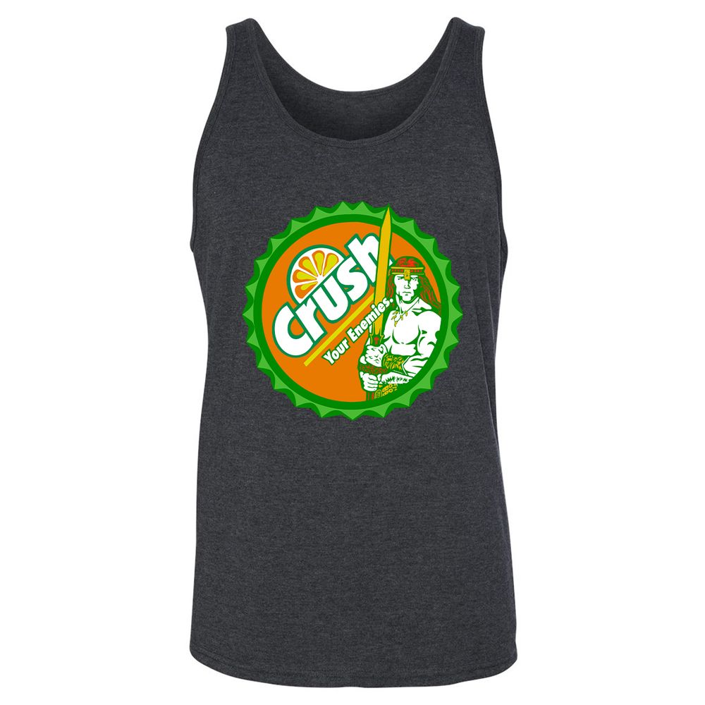 Unisex Jersey Tank - CSMGDKE7 - Dark Grey Heather - 6