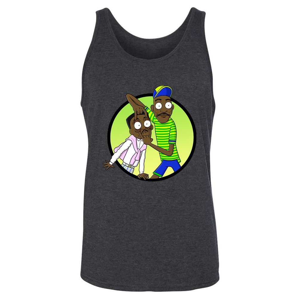 Unisex Jersey Tank - UY8HKBV5 - Dark Grey Heather - 6