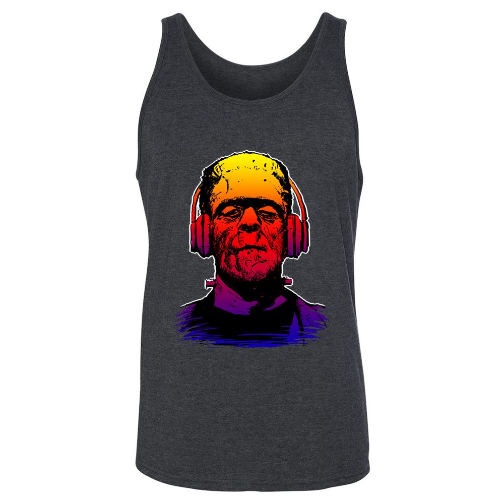 Unisex Jersey Tank - LTKFZD1B - Dark Grey Heather - 6