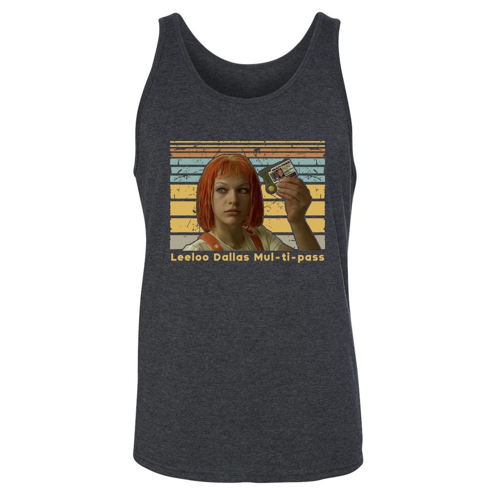 Unisex Jersey Tank - AVY6XK12 - Dark Grey Heather - 6