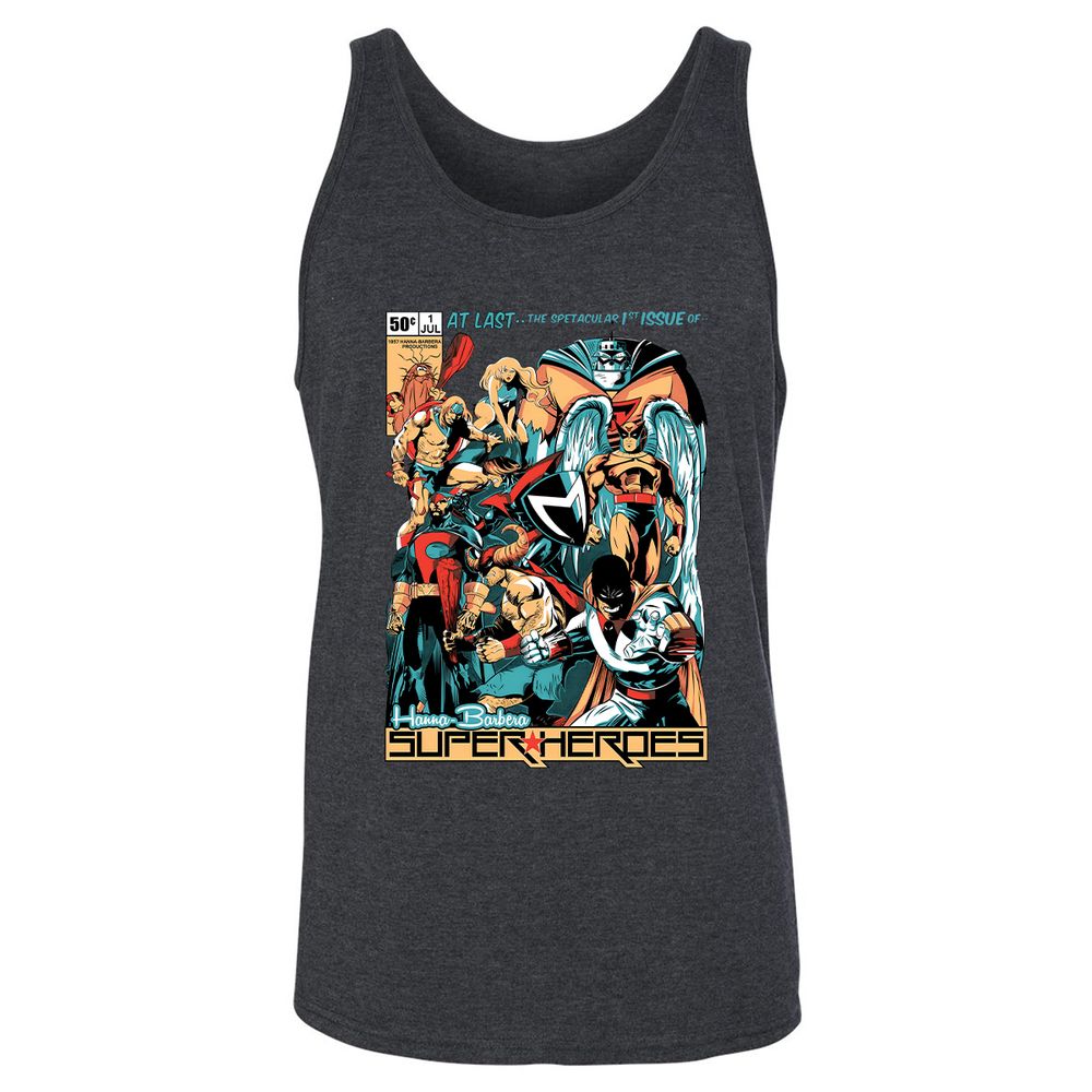 Unisex Jersey Tank - GC8RNG61 - Dark Grey Heather - 6