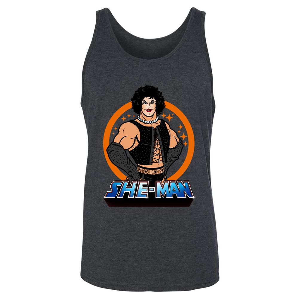 Unisex Jersey Tank - ZD87KSJM - Dark Grey Heather - 6