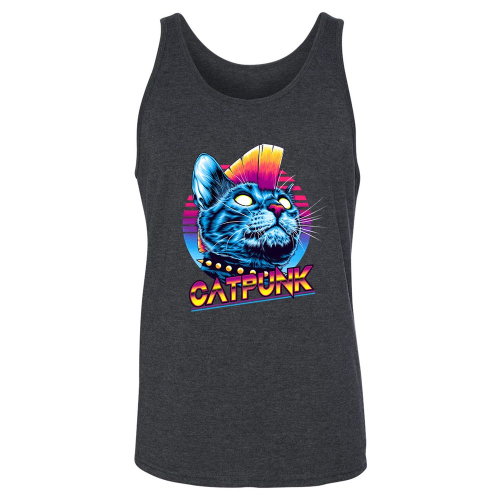 Unisex Jersey Tank - NALY8KSE - Dark Grey Heather - 6