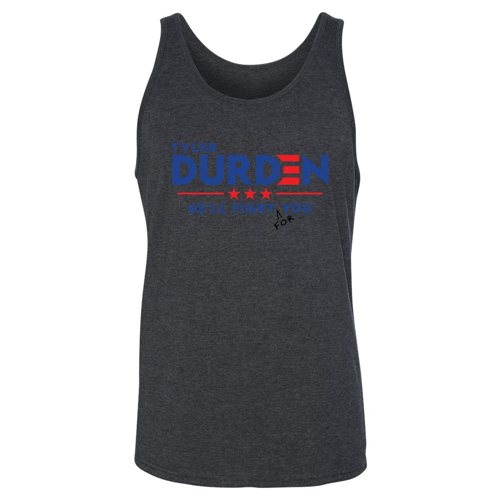 Unisex Jersey Tank - 4H77MX1H - Dark Grey Heather - 6