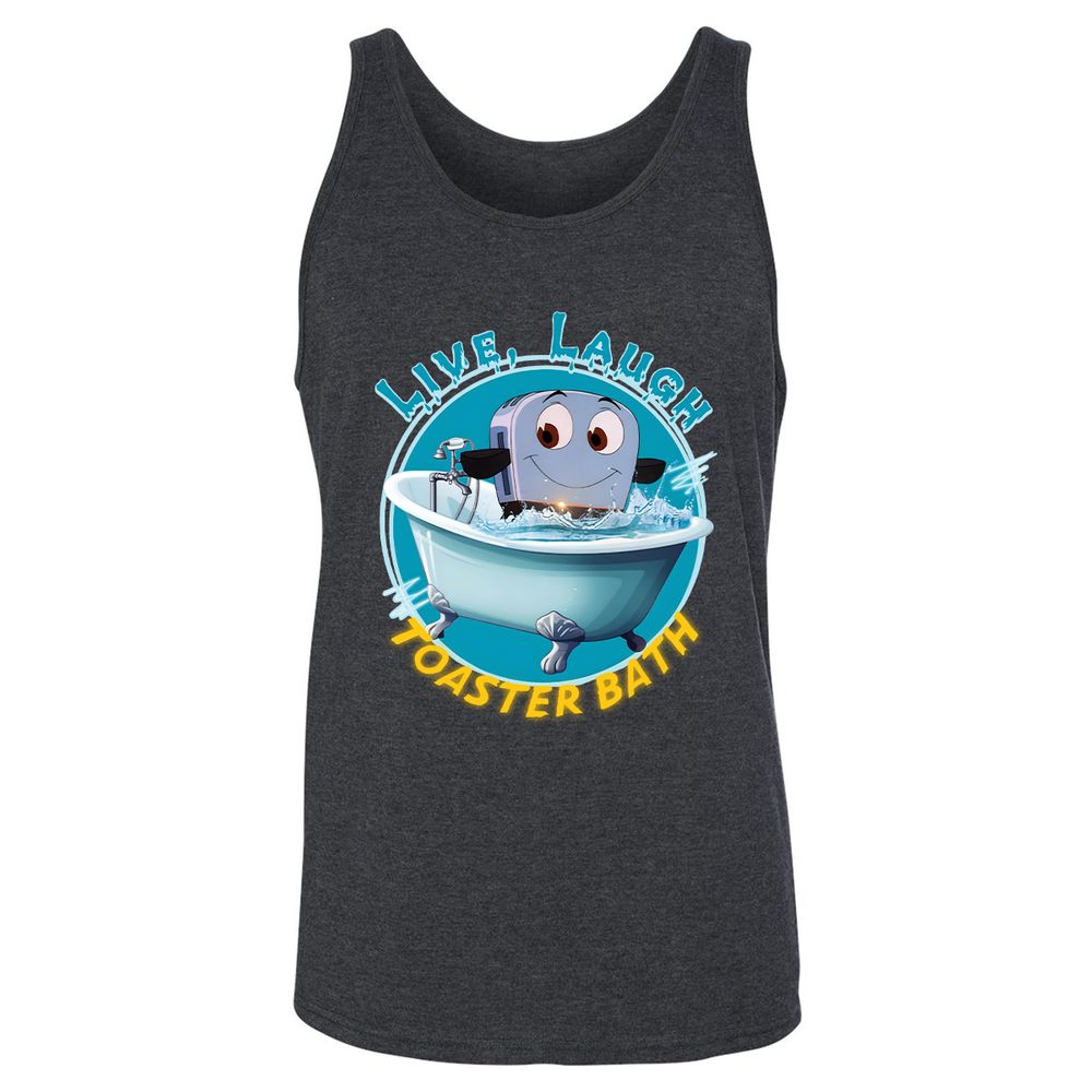 Unisex Jersey Tank - EA6XBFLW - Dark Grey Heather - 6