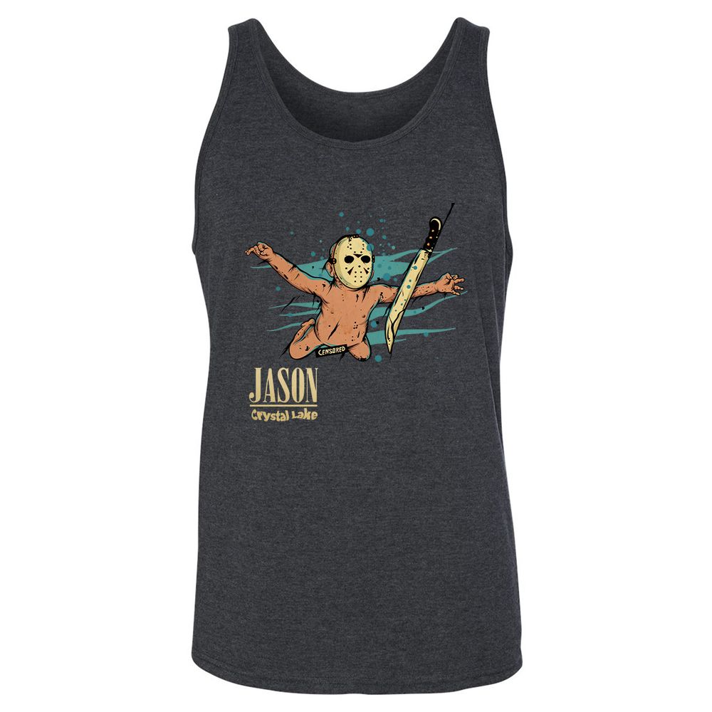 Unisex Jersey Tank - BRA2LKQX - Dark Grey Heather - 6