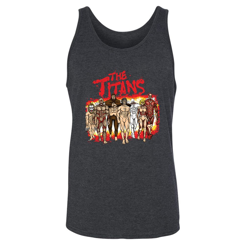Unisex Jersey Tank - 8L9WBSTT - Dark Grey Heather - 6