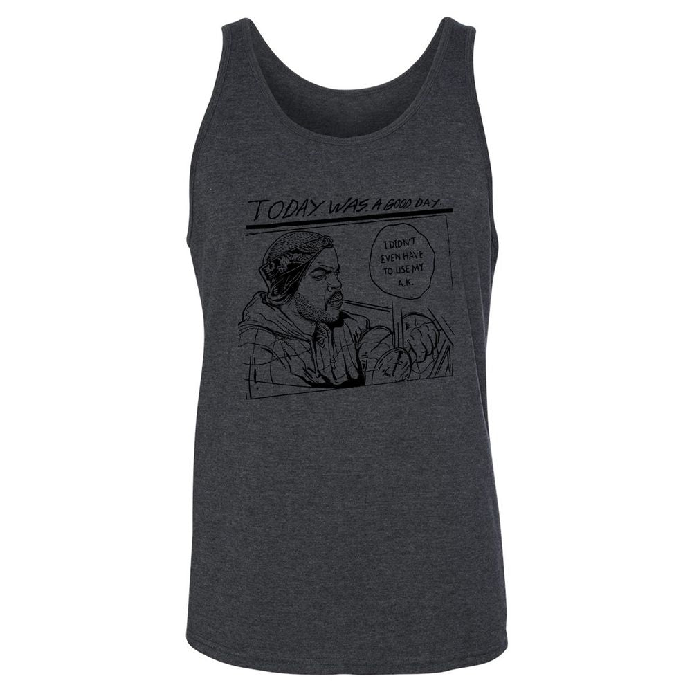 Unisex Jersey Tank - QQSJDJYS - Dark Grey Heather - 6