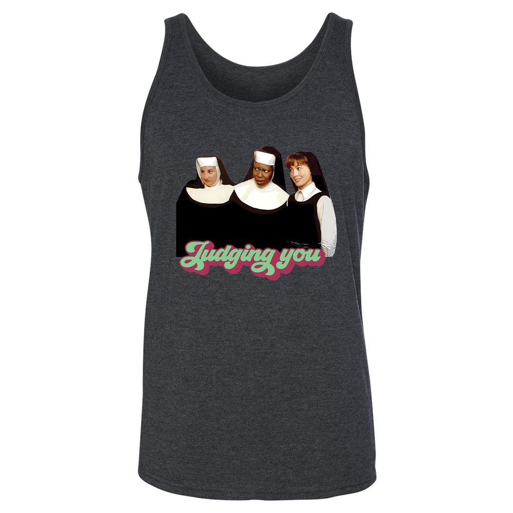 Unisex Jersey Tank - 84J6PTHZ - Dark Grey Heather - 6