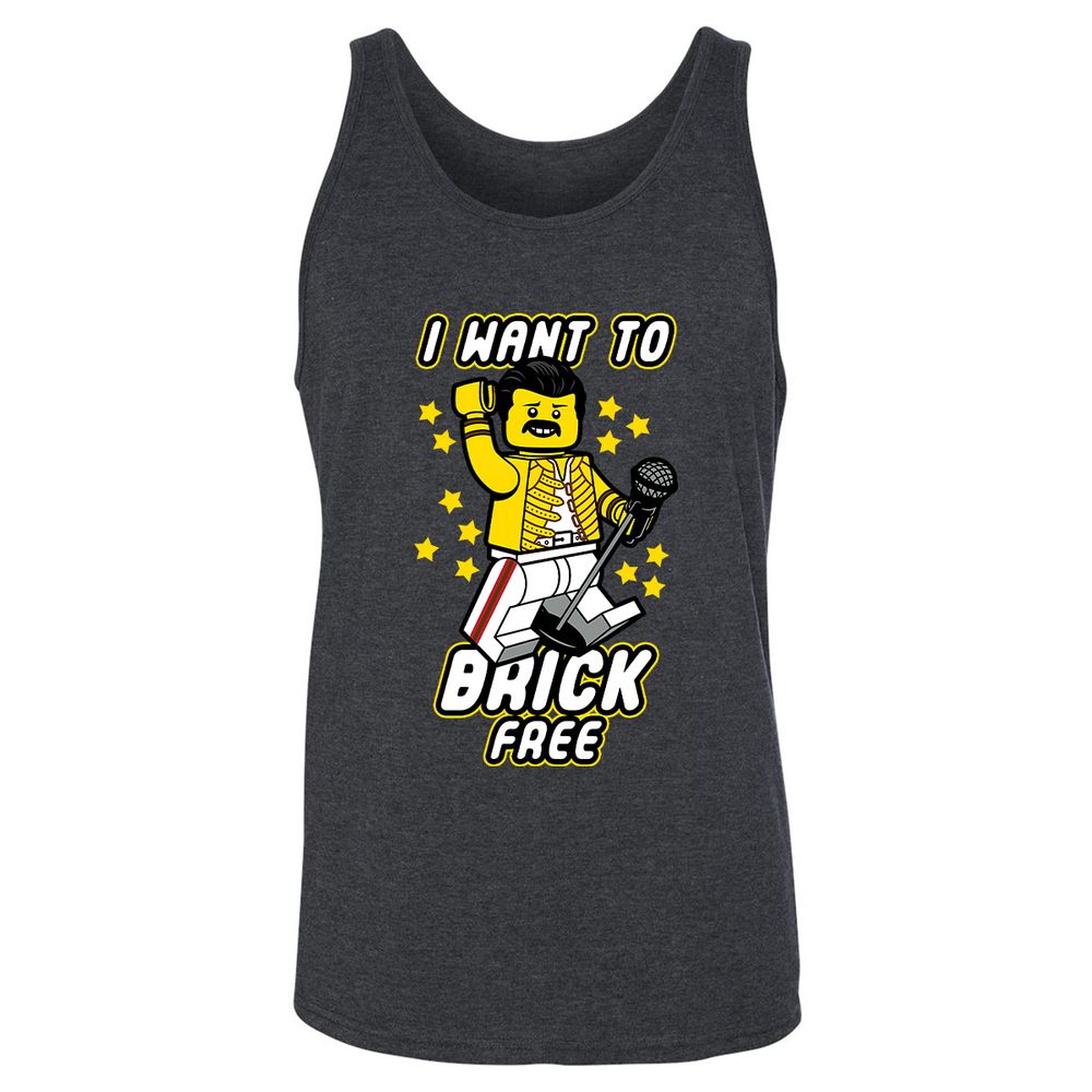 Unisex Jersey Tank - X1UXD475 - Dark Grey Heather - 6
